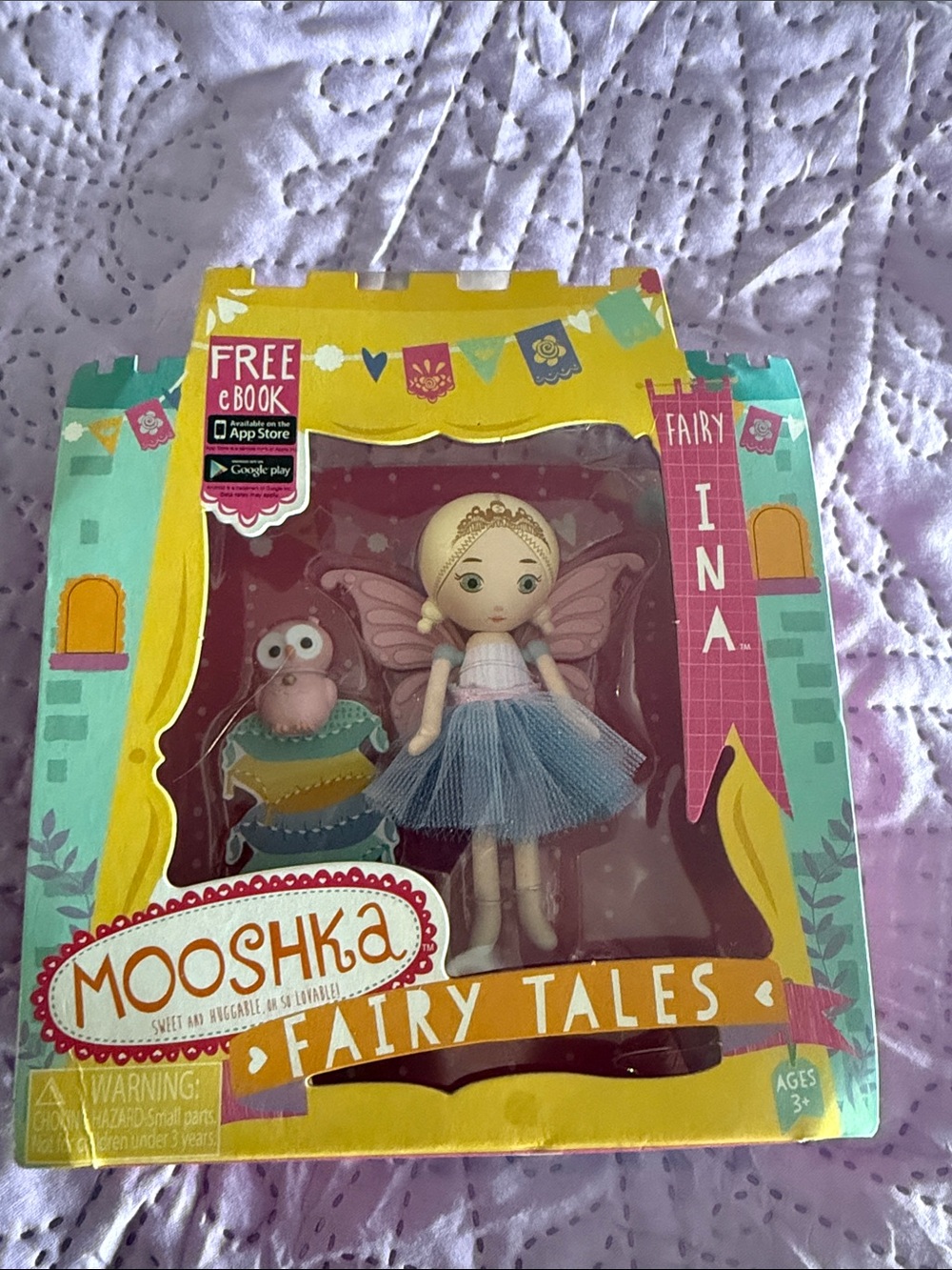 Fairy Tales Ina Doll in Blue Dress